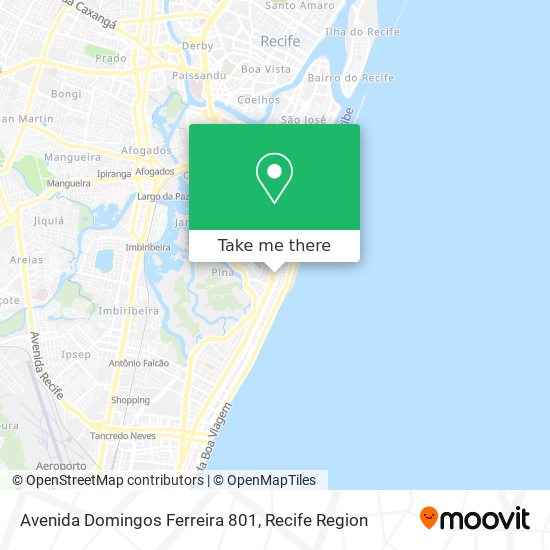 Avenida Domingos Ferreira 801 map