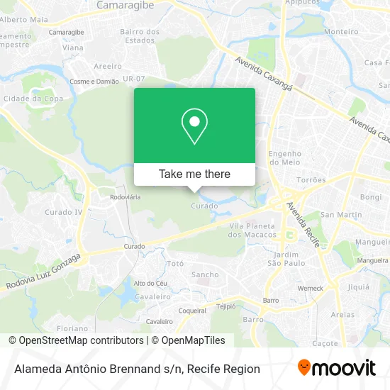 Alameda Antônio Brennand s/n map