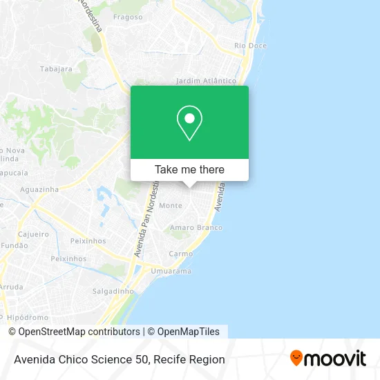 Avenida Chico Science 50 map