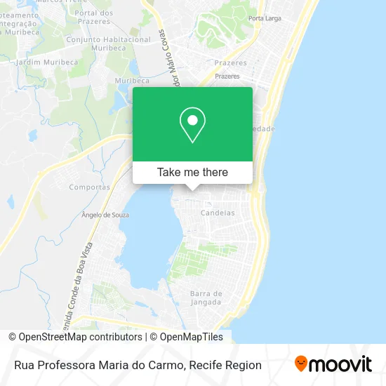 Rua Professora Maria do Carmo map