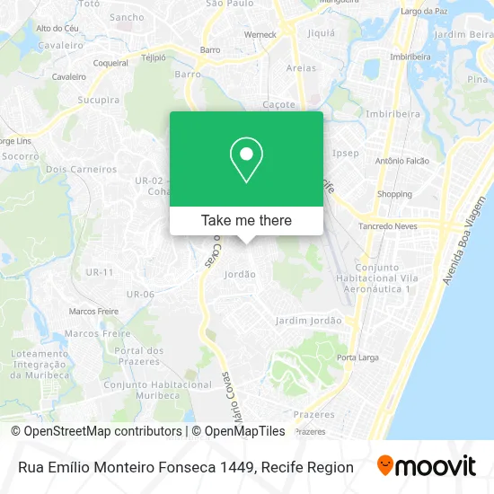 Rua Emílio Monteiro Fonseca 1449 map