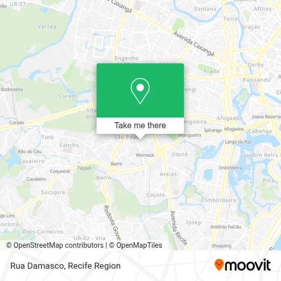 Rua Damasco map