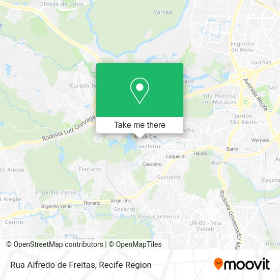 Rua Alfredo de Freitas map