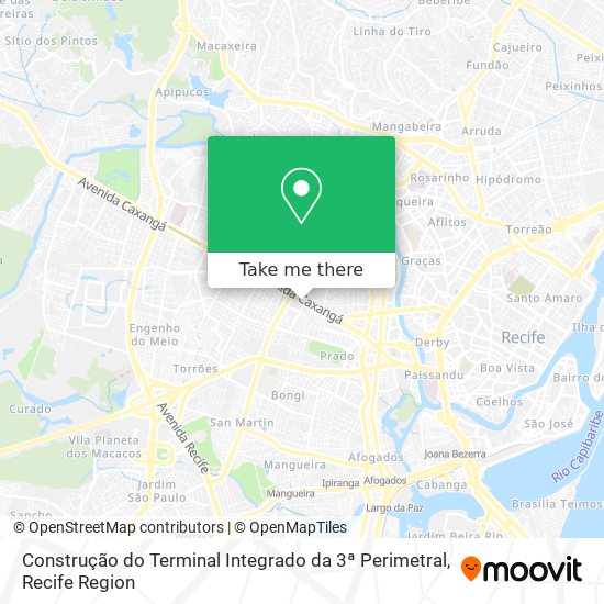 Construção do Terminal Integrado da 3ª Perimetral map