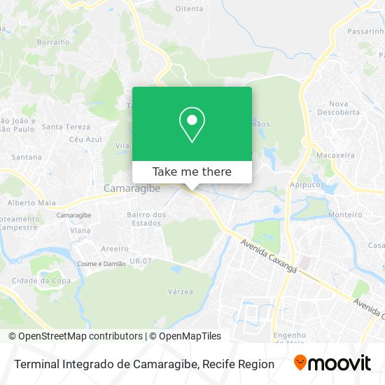 Terminal Integrado de Camaragibe map