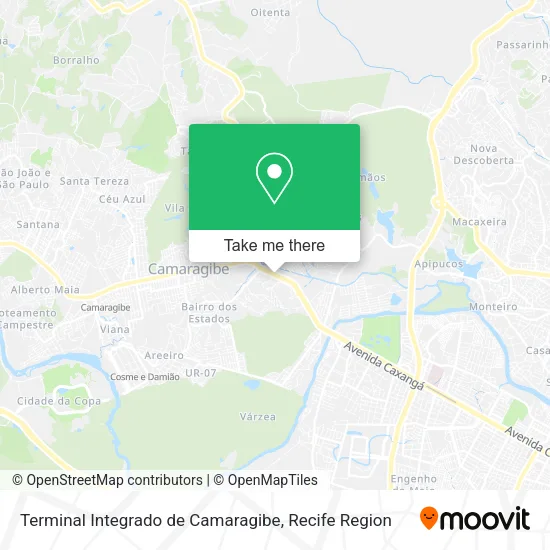 Terminal Integrado de Camaragibe map