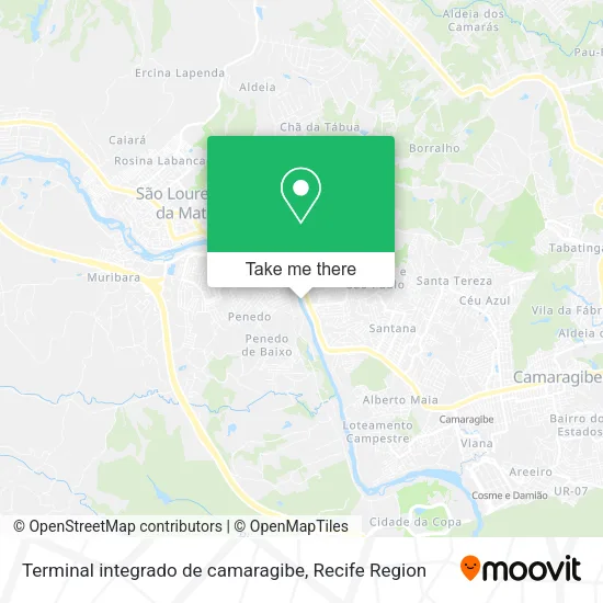 Terminal integrado de camaragibe map