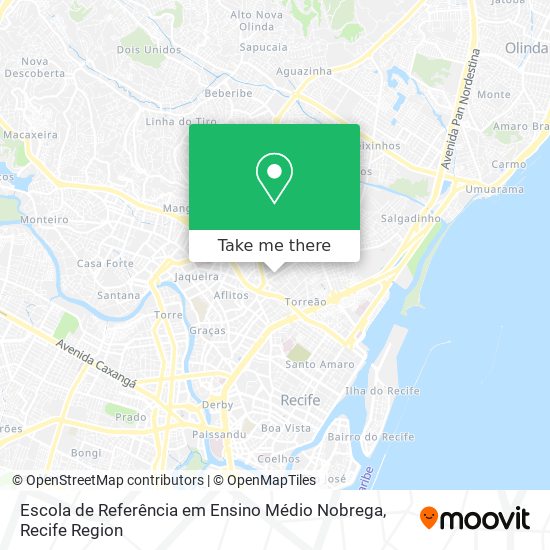 Escola de Referência em Ensino Médio Nobrega map