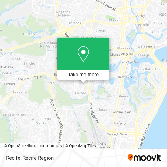 Recife map
