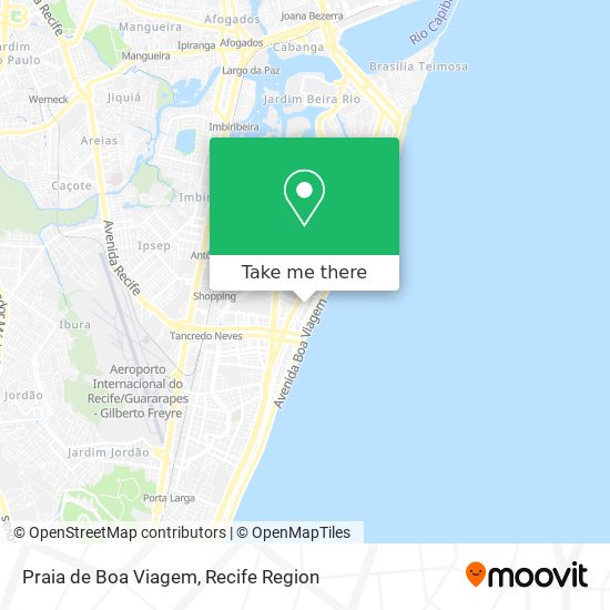 Praia de Boa Viagem map