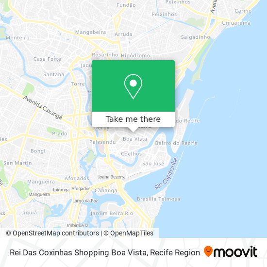 Rei Das Coxinhas Shopping Boa Vista map