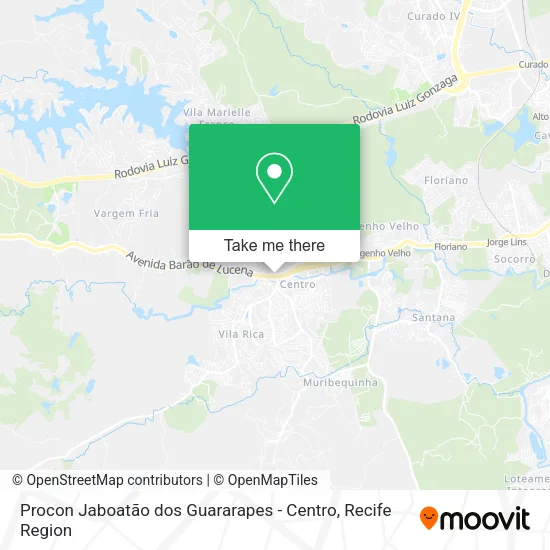 Procon Jaboatão dos Guararapes - Centro map