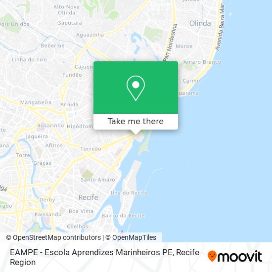 EAMPE - Escola Aprendizes Marinheiros PE map