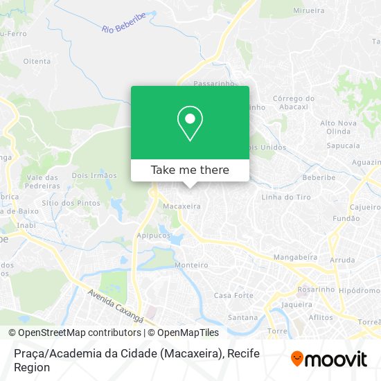 Praça / Academia da Cidade (Macaxeira) map