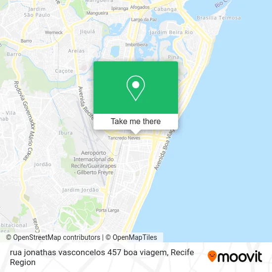 rua jonathas vasconcelos 457 boa viagem map