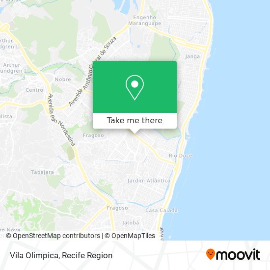 Vila Olimpica map