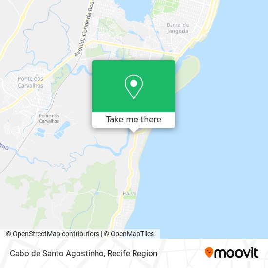 Cabo de Santo Agostinho map