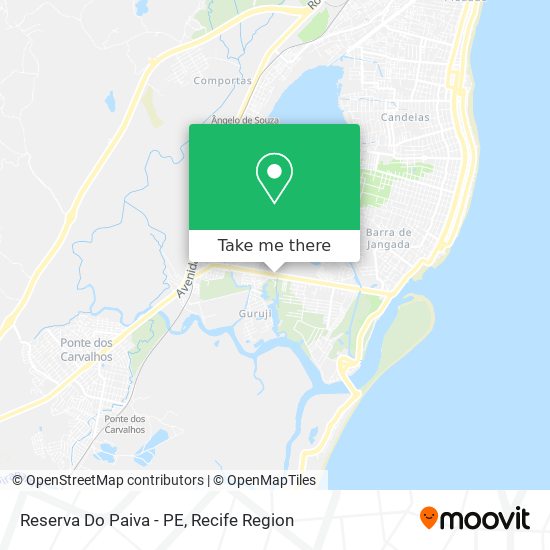 Reserva Do Paiva - PE map