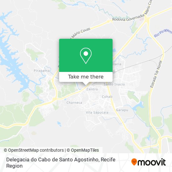 Delegacia do Cabo de Santo Agostinho map