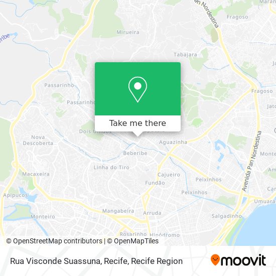 Rua Visconde Suassuna, Recife map