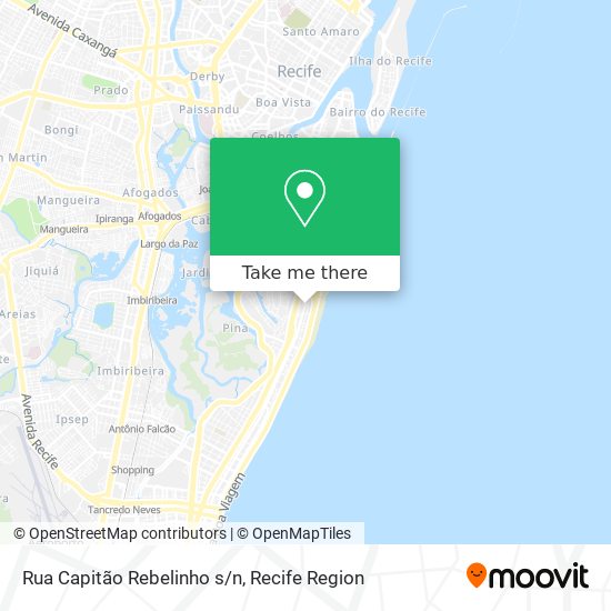 Mapa Rua Capitão Rebelinho s/n