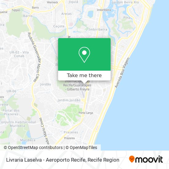 Livraria Laselva - Aeroporto Recife map