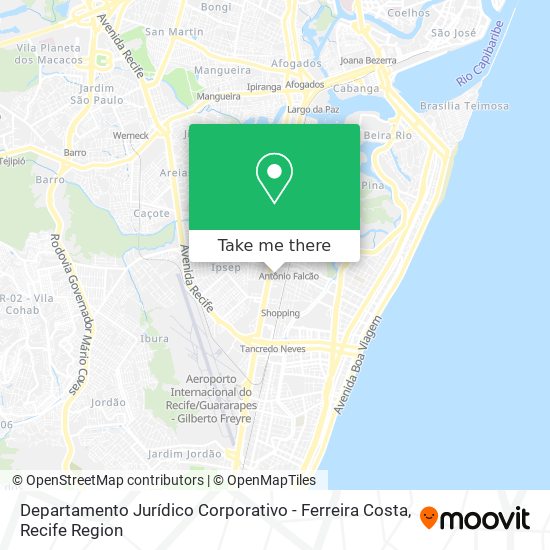 Departamento Jurídico Corporativo - Ferreira Costa map