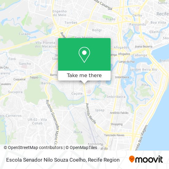 Escola Senador Nilo Souza Coelho map