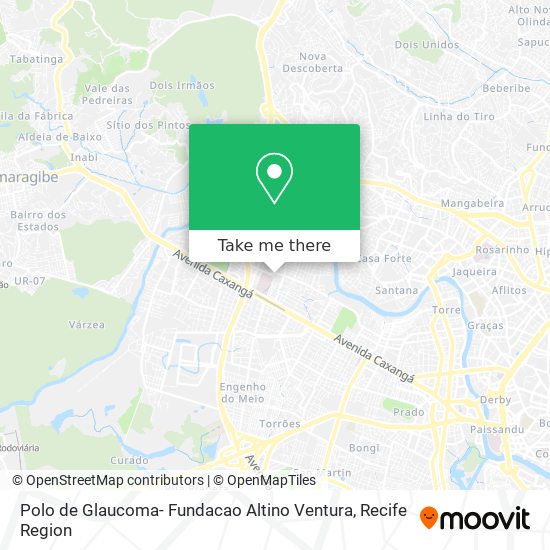 Polo de Glaucoma- Fundacao Altino Ventura map