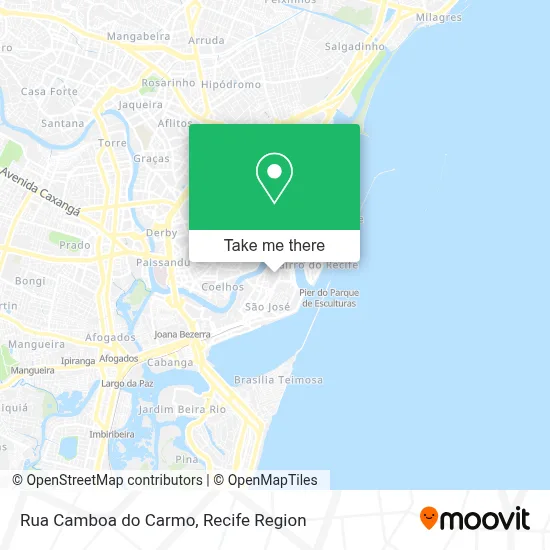Rua Camboa do Carmo map