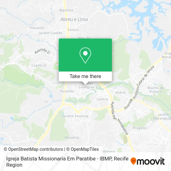Igreja Batista Missionaria Em Paratibe - IBMP map