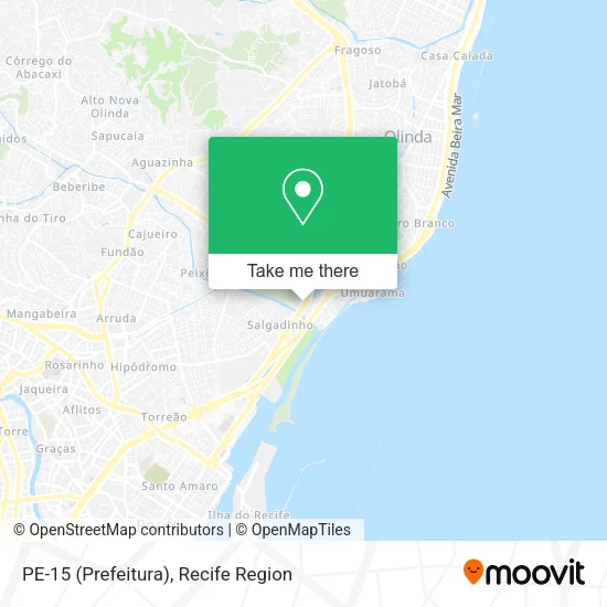 PE-15 (Prefeitura) map