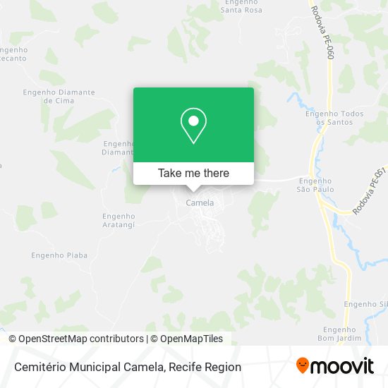 Cemitério Municipal Camela map