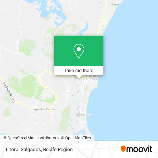 Litoral Salgados map