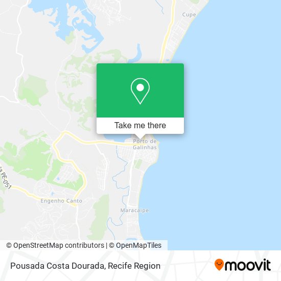 Pousada Costa Dourada map