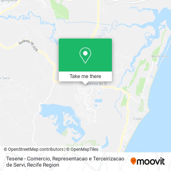 Mapa Tesene - Comercio, Representacao e Terceirizacao de Servi