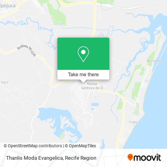 Thanlis Moda Evangelica map