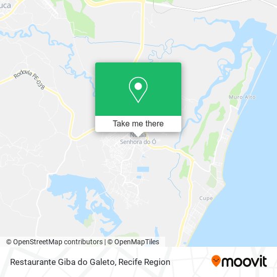 Restaurante Giba do Galeto map