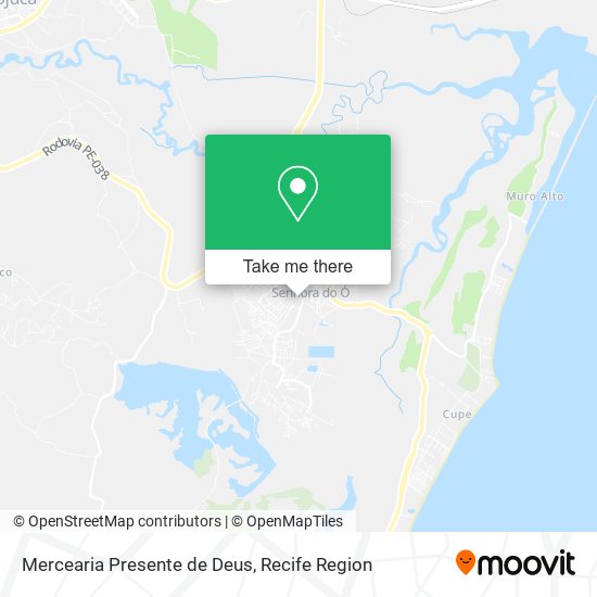Mercearia Presente de Deus map