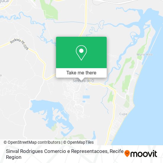 Sinval Rodrigues Comercio e Representacoes map