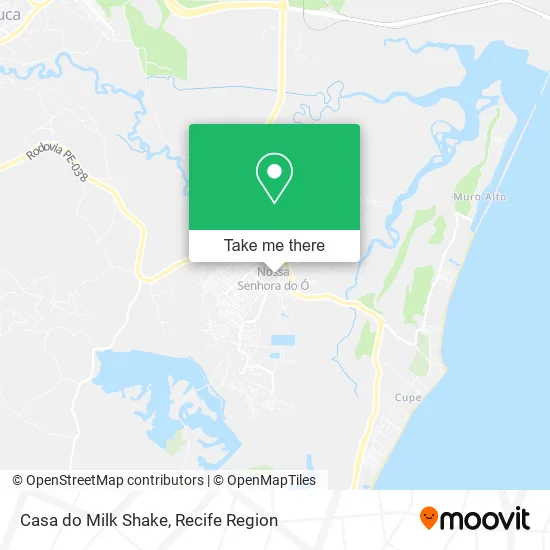 Casa do Milk Shake map