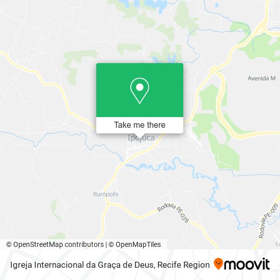 Igreja Internacional da Graça de Deus map