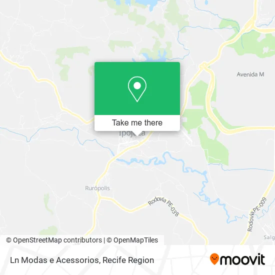 Ln Modas e Acessorios map
