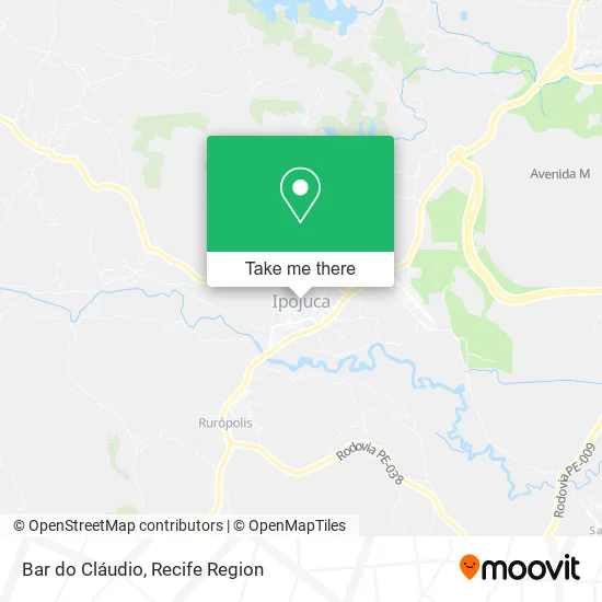 Bar do Cláudio map