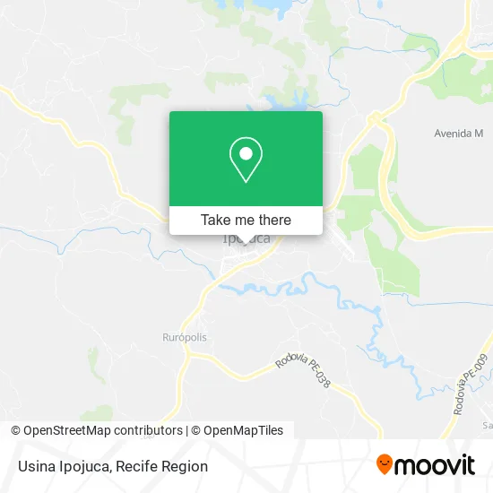 Usina Ipojuca map