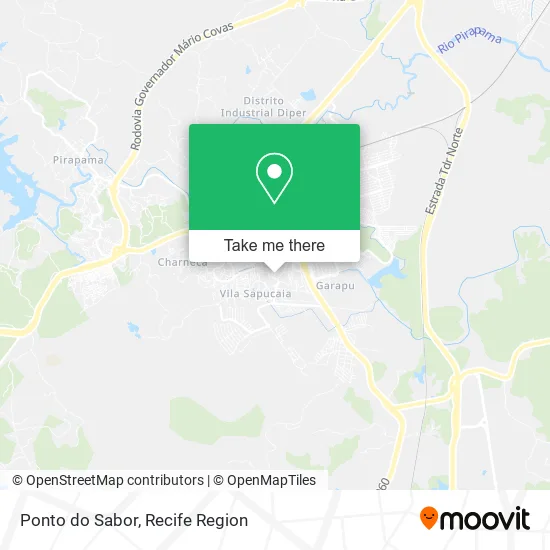 Ponto do Sabor map