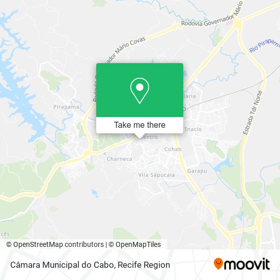 Câmara Municipal do Cabo map