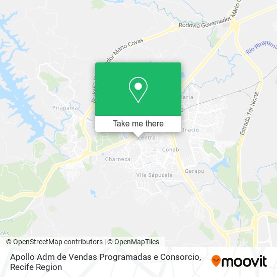Apollo Adm de Vendas Programadas e Consorcio map