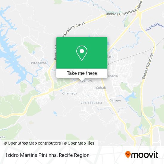 Izidro Martins Pintinha map
