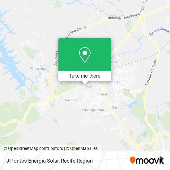 J Pontes Energia Solar map